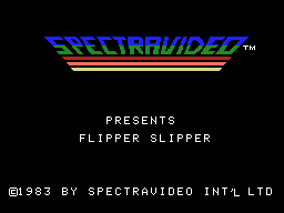 Flipper Slipper box art for Colecovision